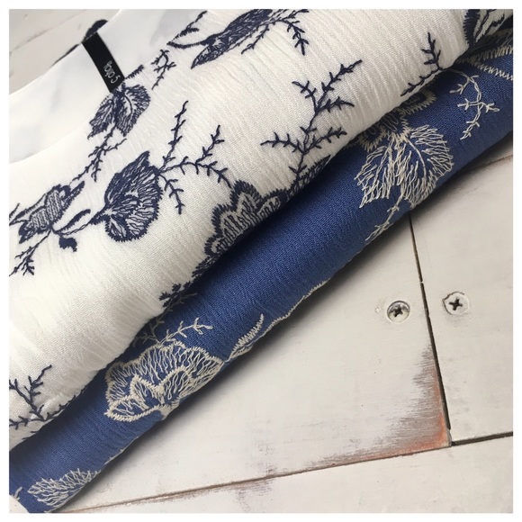 **CLEARANCE** Embroidered Floral Shift Mini Dress - Picture 4 of 8